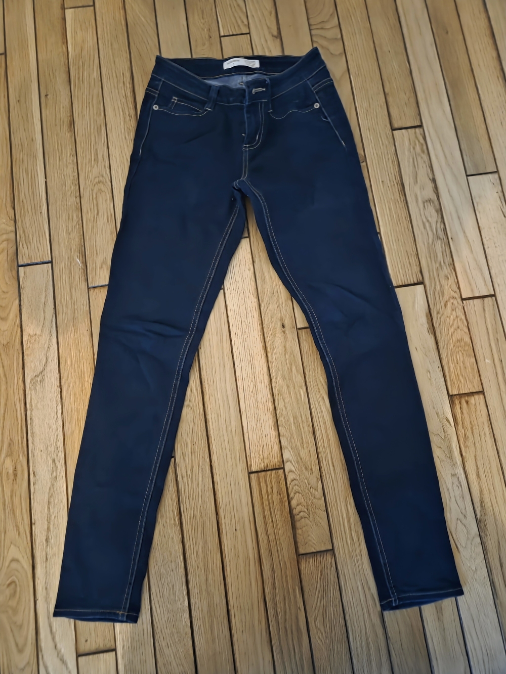 Juniors Dize 3 - Dark Navy Stretch Skinny Jeans